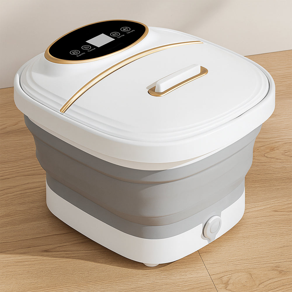 Faltbares Fußspa – mit Wärme und 6 Massageköpfen für eine Tiefenmassage