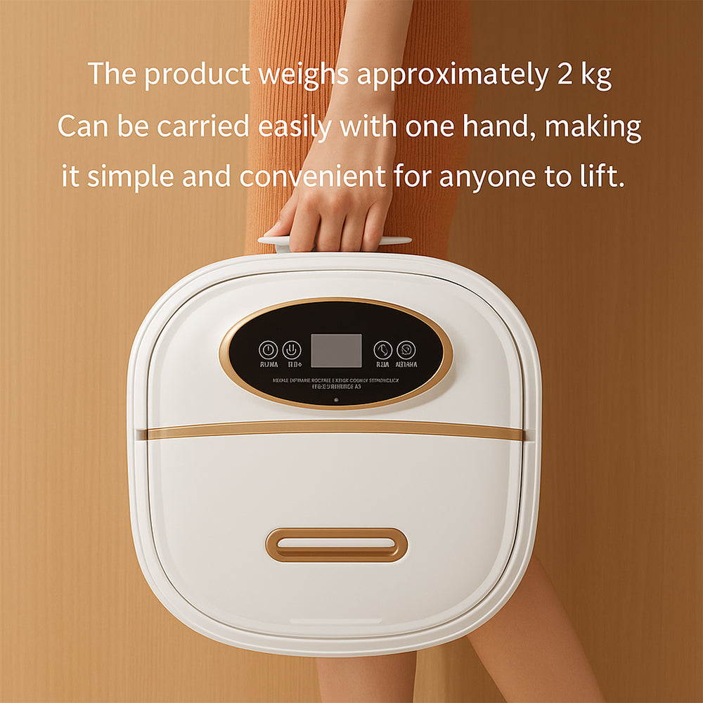 Faltbares Fußspa – mit Wärme und 6 Massageköpfen für eine Tiefenmassage