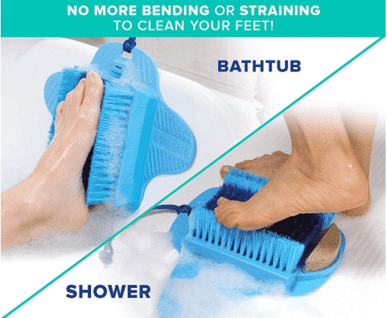 Fresh Feet Fußbürste für das Badezimmer