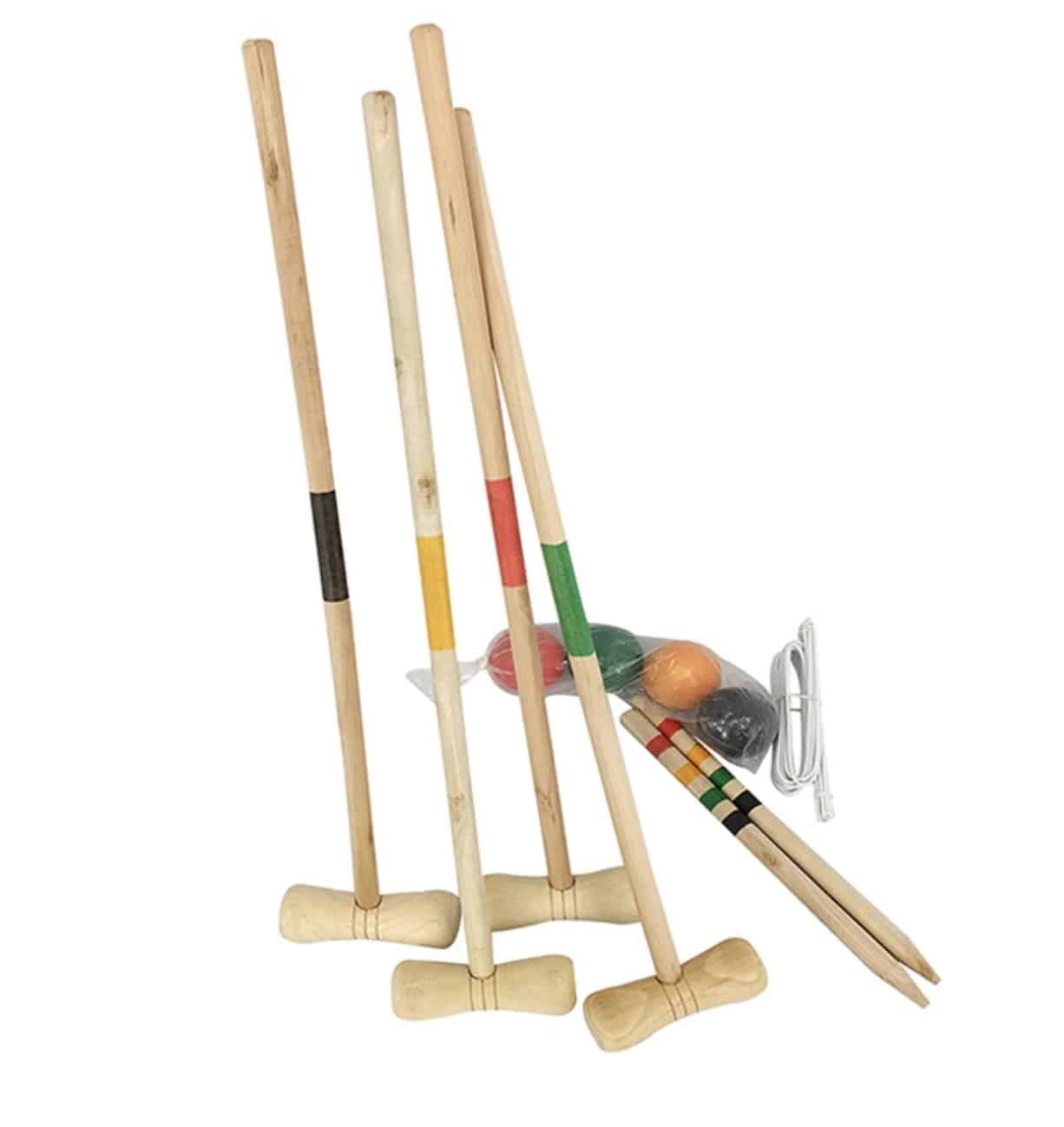 Krocketspiel aus Holz
