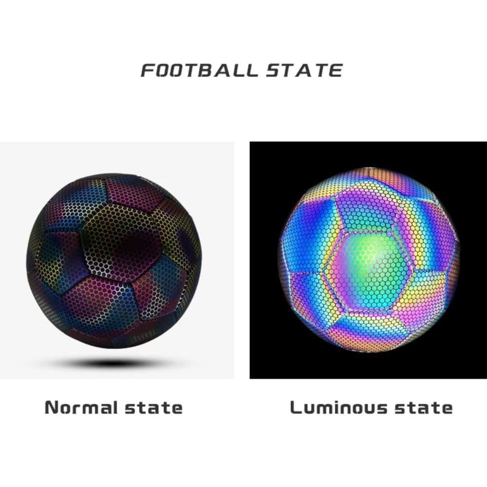 Reflektierender Fußball - Größe 4 und 5 -