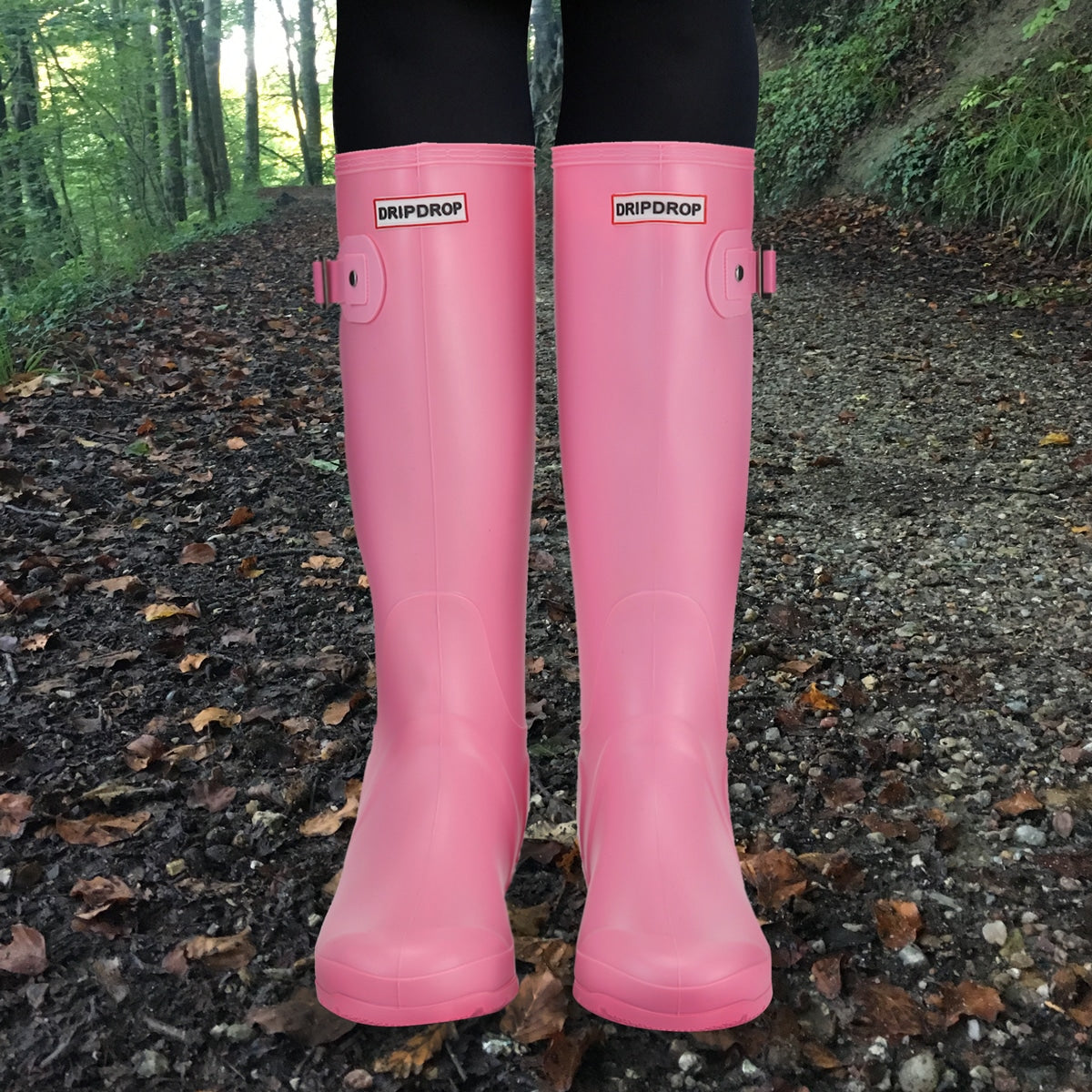 DripDrop Gummistiefel Damen - Pink Tall