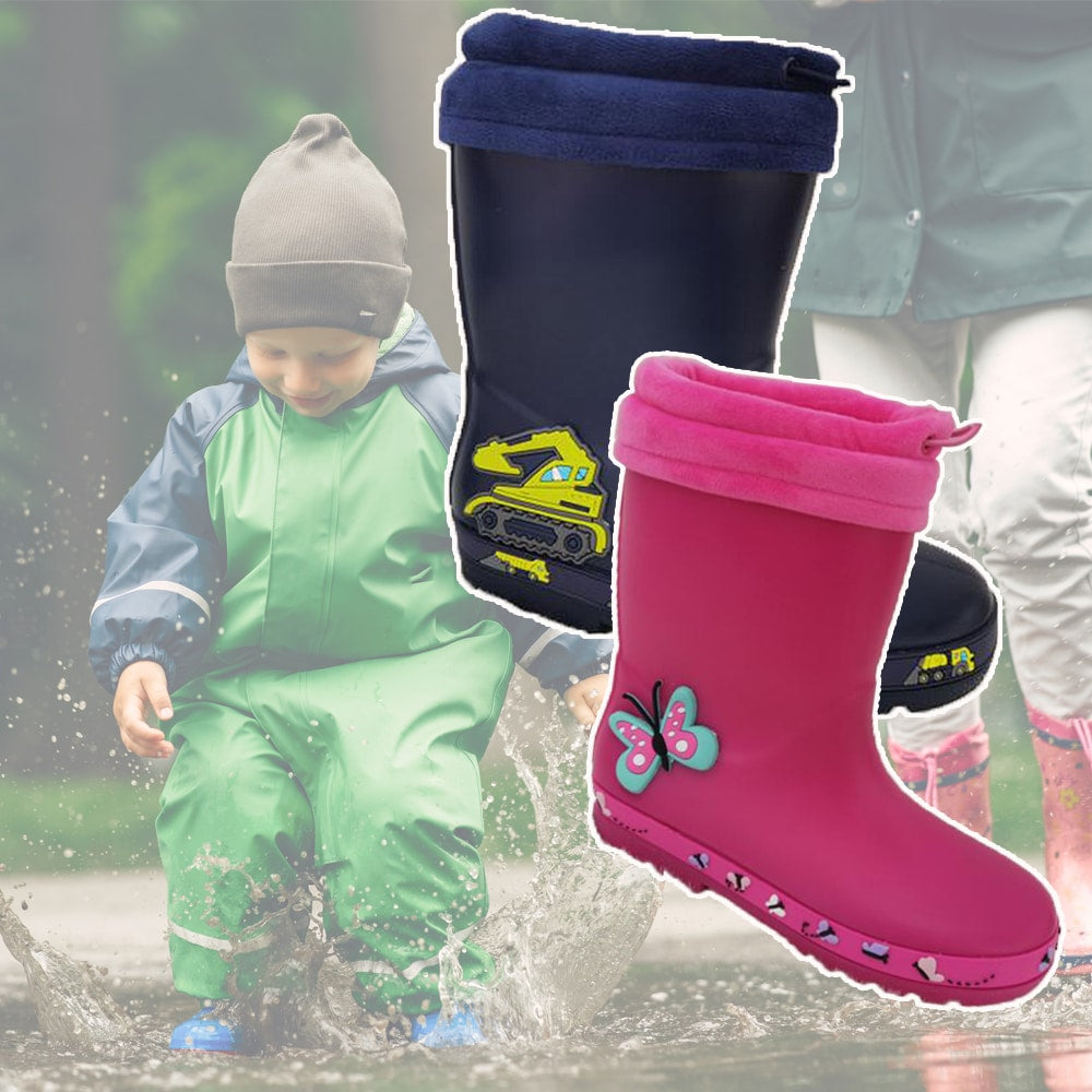 Kinder-Gummistiefel – Rot oder Dunkelblau