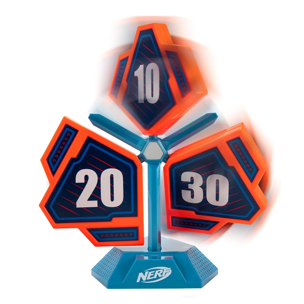 NERF Elite Hit N' Spin Zielscheibe (auch für Gel-Blaster geeignet)
