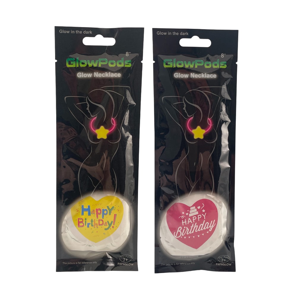 Knicklicht - Halskette mit Herz - 3 Modelle -