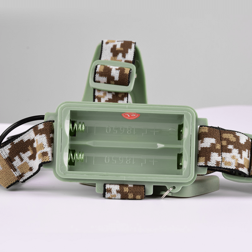 Stirnlampe mit Camouflage - leistungsstark mit 3 Einstellungen
