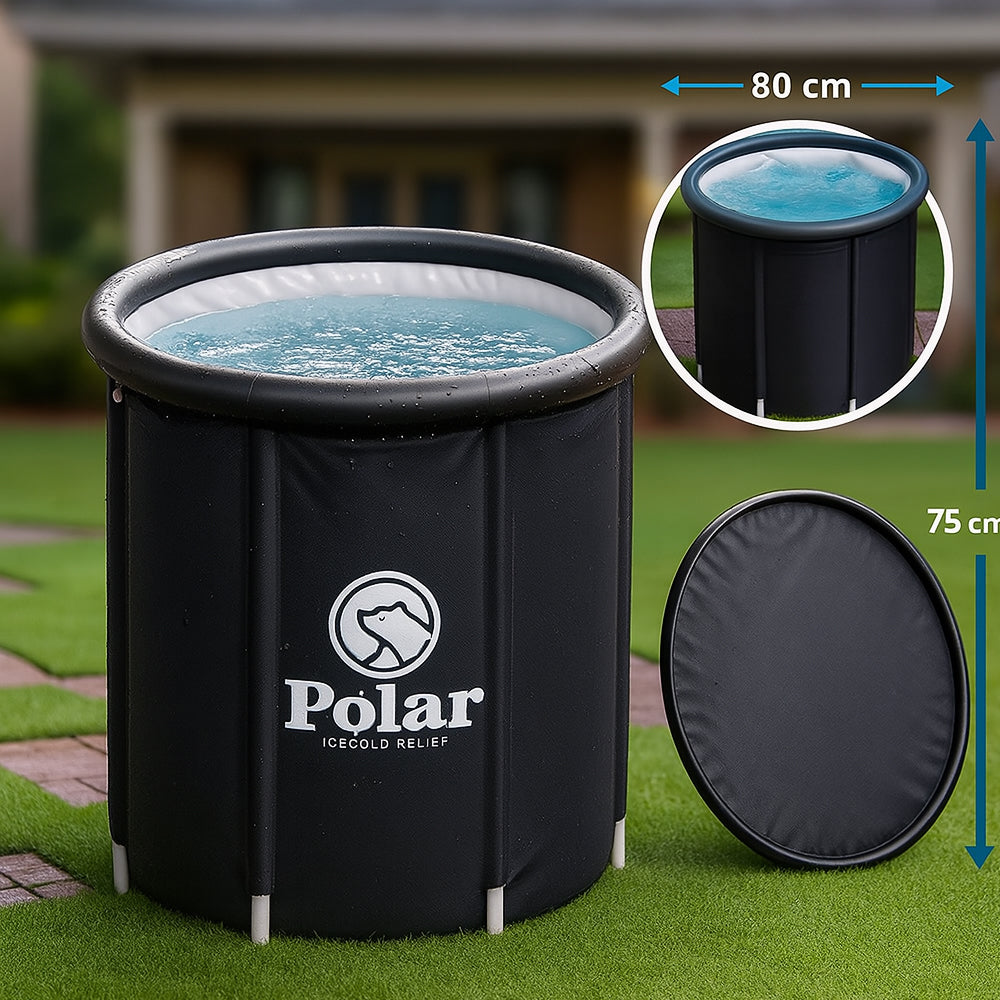 Kältebad - Polar Recovery Deluxe Ø 80 cm mit Thermodeckel