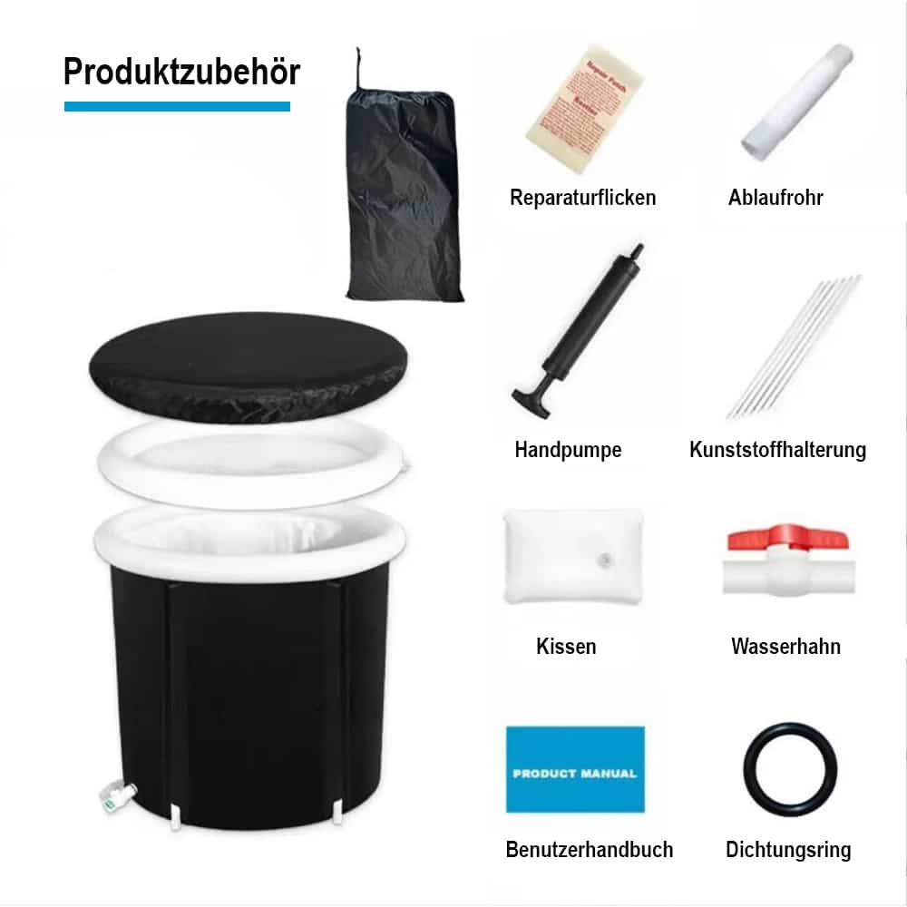 Kältebad - Polar Recovery Deluxe Ø 80 cm mit Thermodeckel