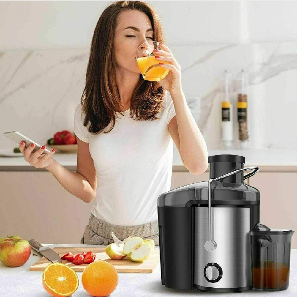 Entsafter mit Kanne 800W (1,25 Liter Tresterbehälter)