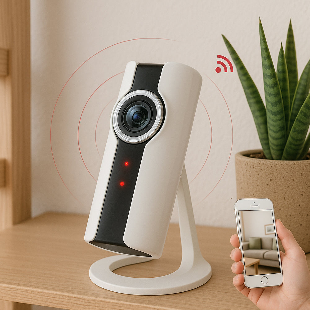 WiFi IP-Überwachungskamera mit 360°-Ansicht und Zwei-Wege-Audio