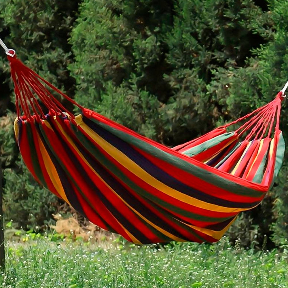 Hängematte - von Camping Hammock (rot gestreift)