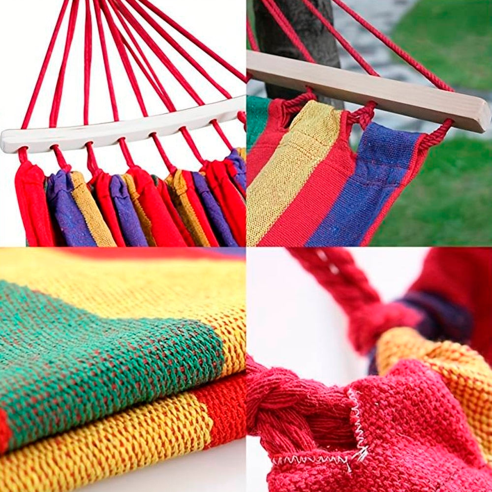 Hängematte - von Camping Hammock (rot gestreift)