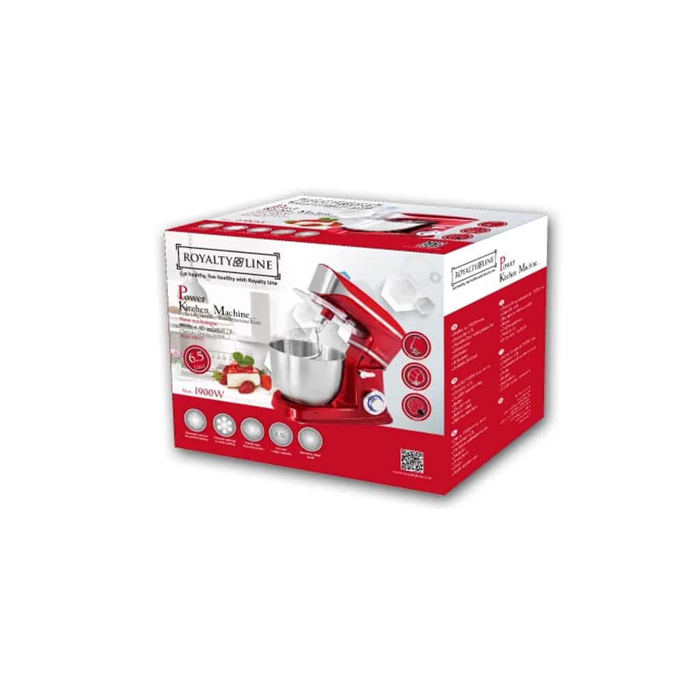 Küchenmaschine Royalty Line 1.900 W 6,5 Liter (Mixer)