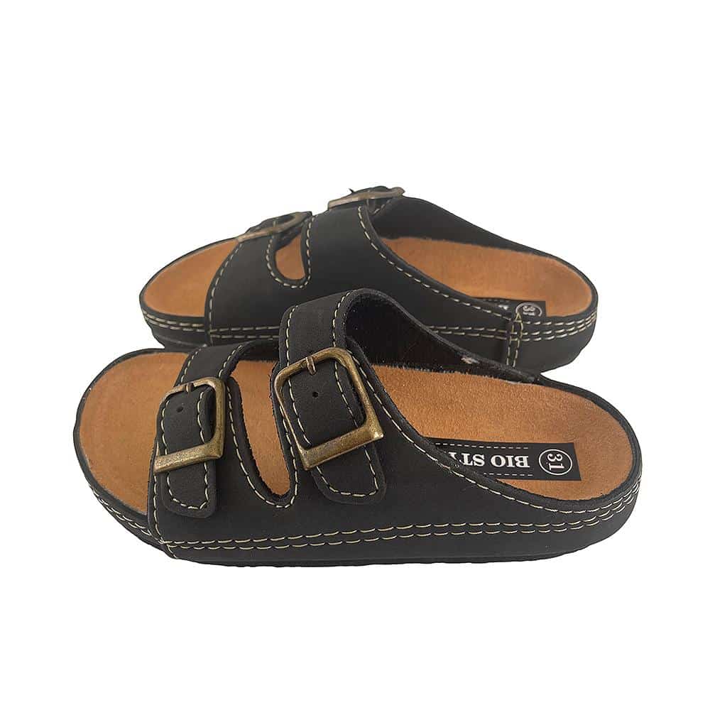Sandalen für Kinder mit Riemen Modell Bio Style - braun oder marineblau