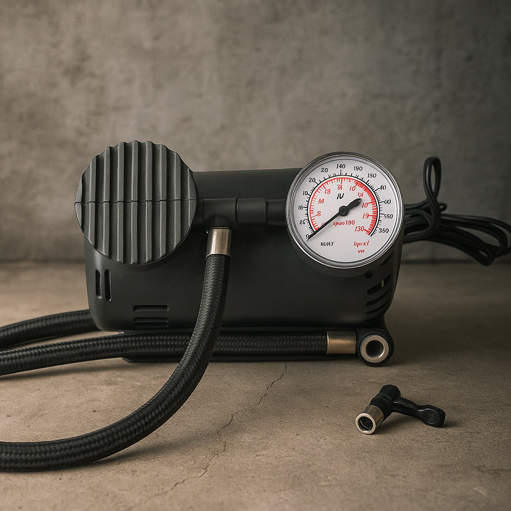 Leistungsstarker 300 PSI (20,7 bar) 12-Volt-Kompressor – perfekt für Auto, Fahrrad, Ball usw.