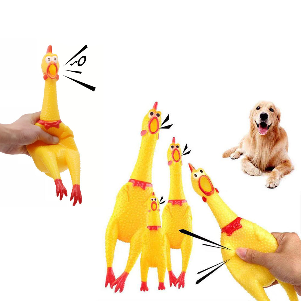 Gummihuhn 15 cm (3er-Pack) oder 29 cm (2er-Pack)