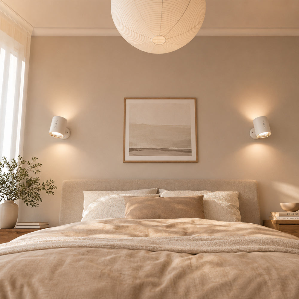 LED-Nachtlampe 360° drehbar, magnetisch, 3 Farbtemperaturen – weiß oder schwarz
