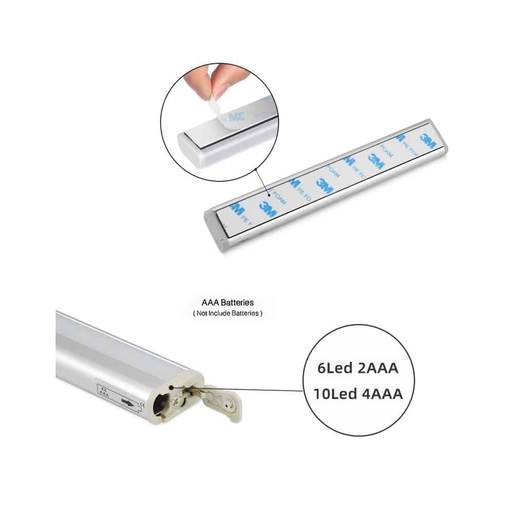 LED-Schranklampe mit Sensor - warmweiß - 200 Lumen