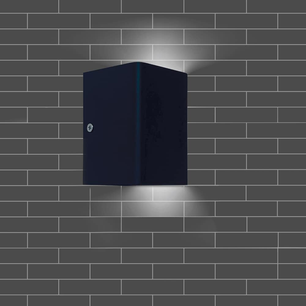 LED-Wandleuchte (Up- & Downlight) – farbiges und weißes Licht – inkl. Fernbedienung