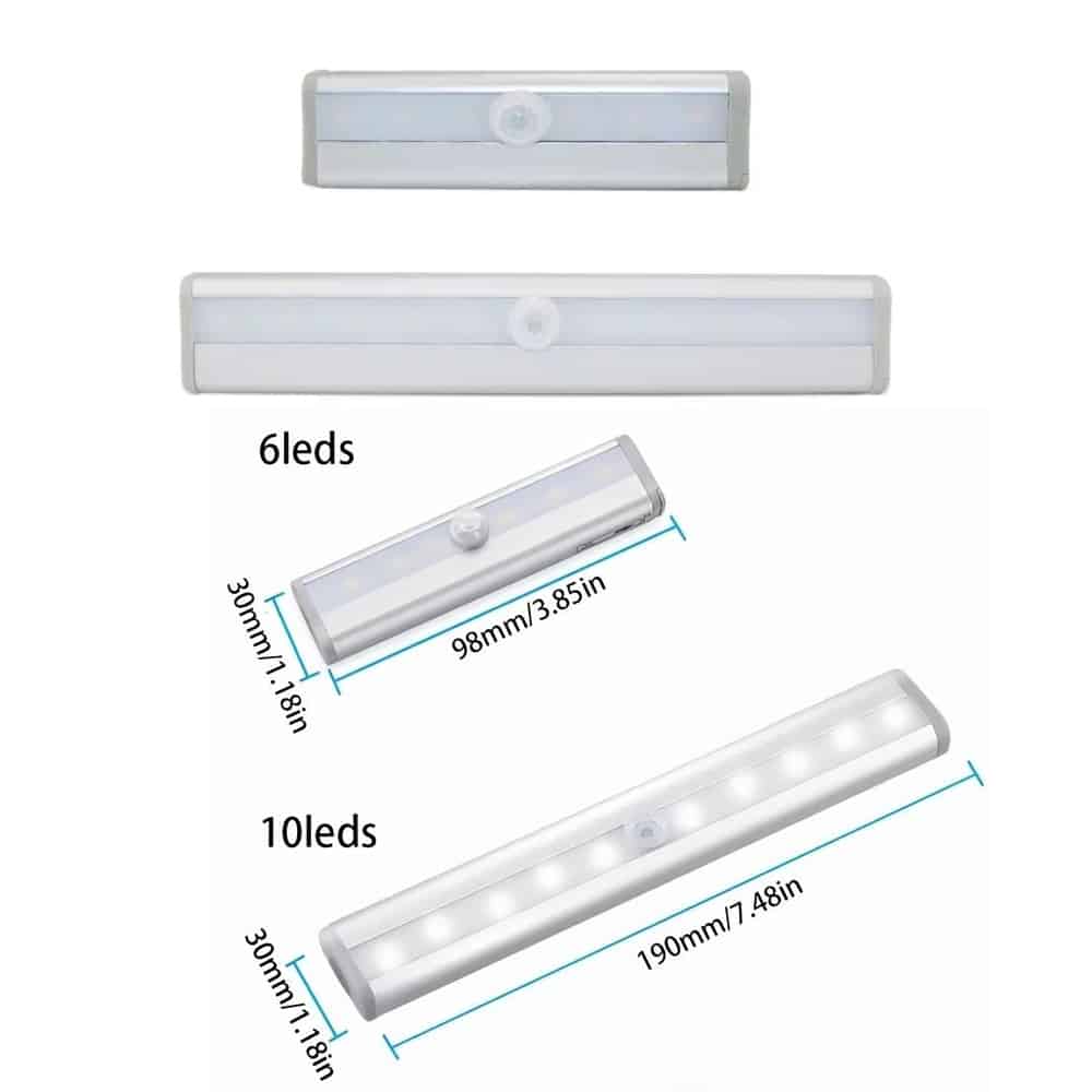 LED-Schranklampe mit Sensor - warmweiß - 200 Lumen