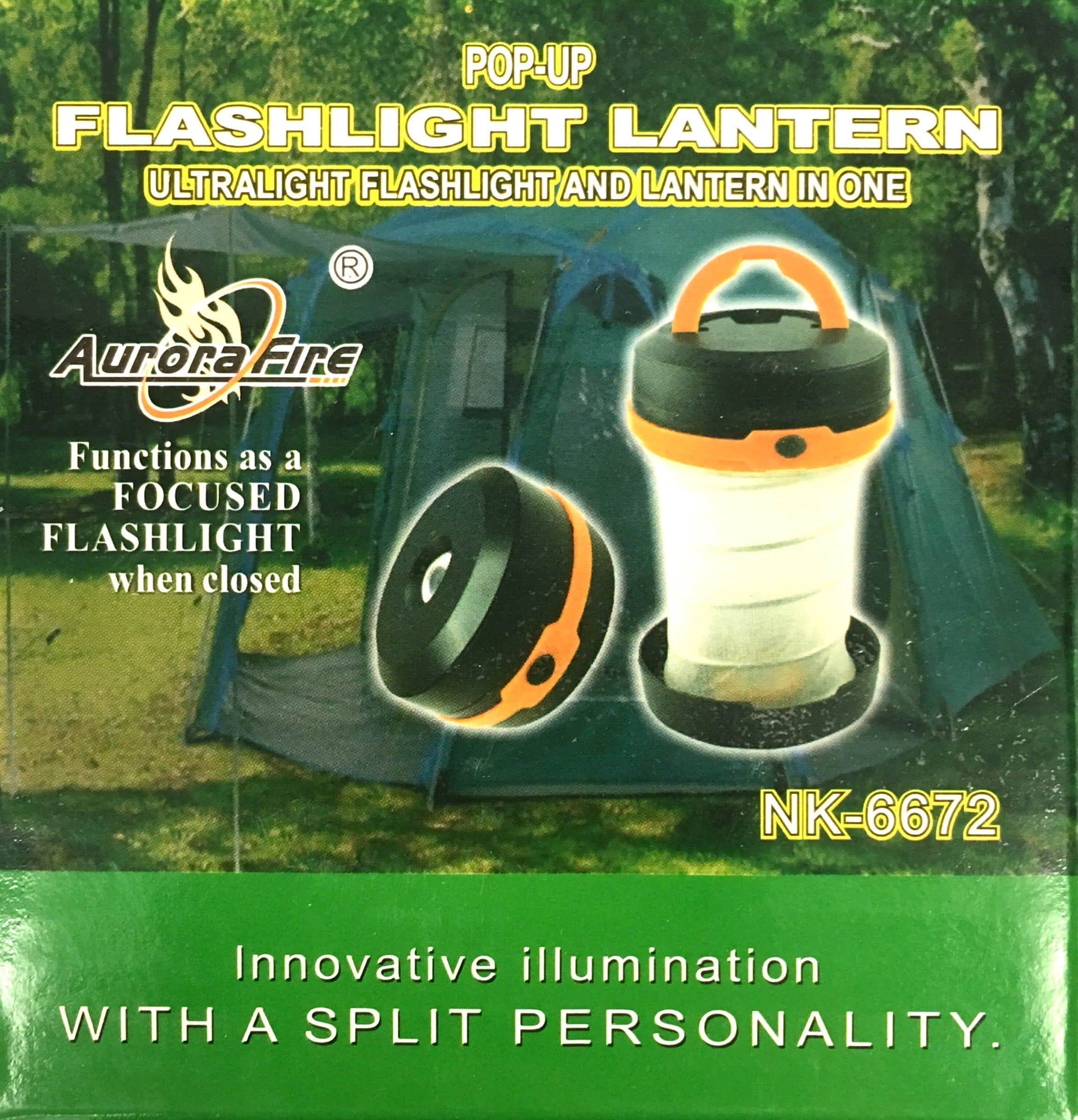 Laterne und Taschenlampe - Pop-up