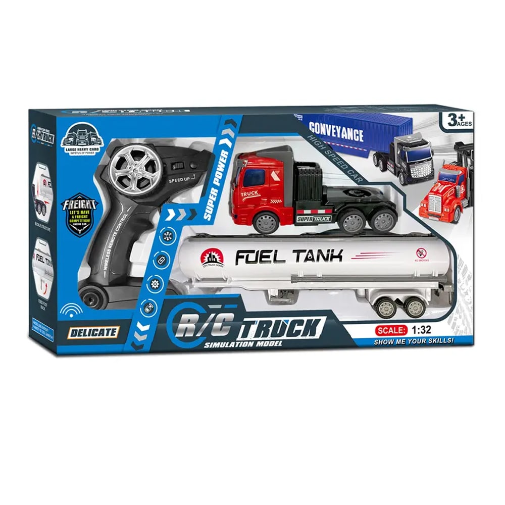 Ferngesteuerter LKW mit Anhänger 1:48 Modell ”Fuel Tank” oder ”Conveyance” -