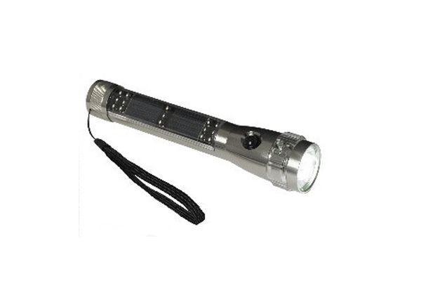 Taschenlampe mit Solarzellen