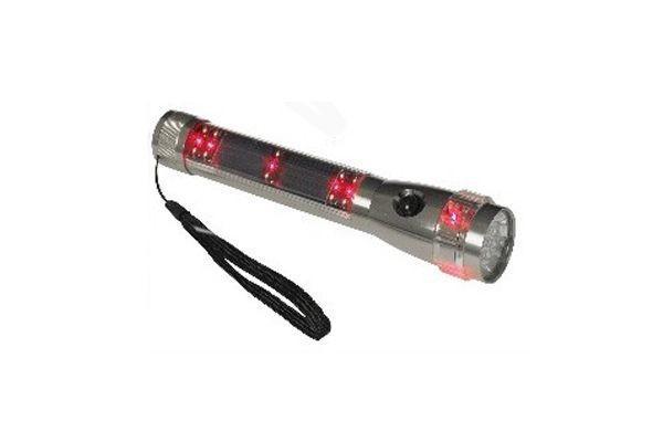 Taschenlampe mit Solarzellen