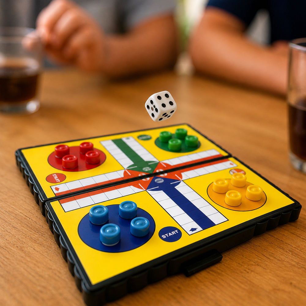 Ludo Travel Games - mit magnetischen Figuren - Reisespiel