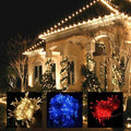 LED Lichterkette - 100 LED Indoor / Outdoor 10 Meter, warmweiß, rot, grün, mehrfarbig oder blau
