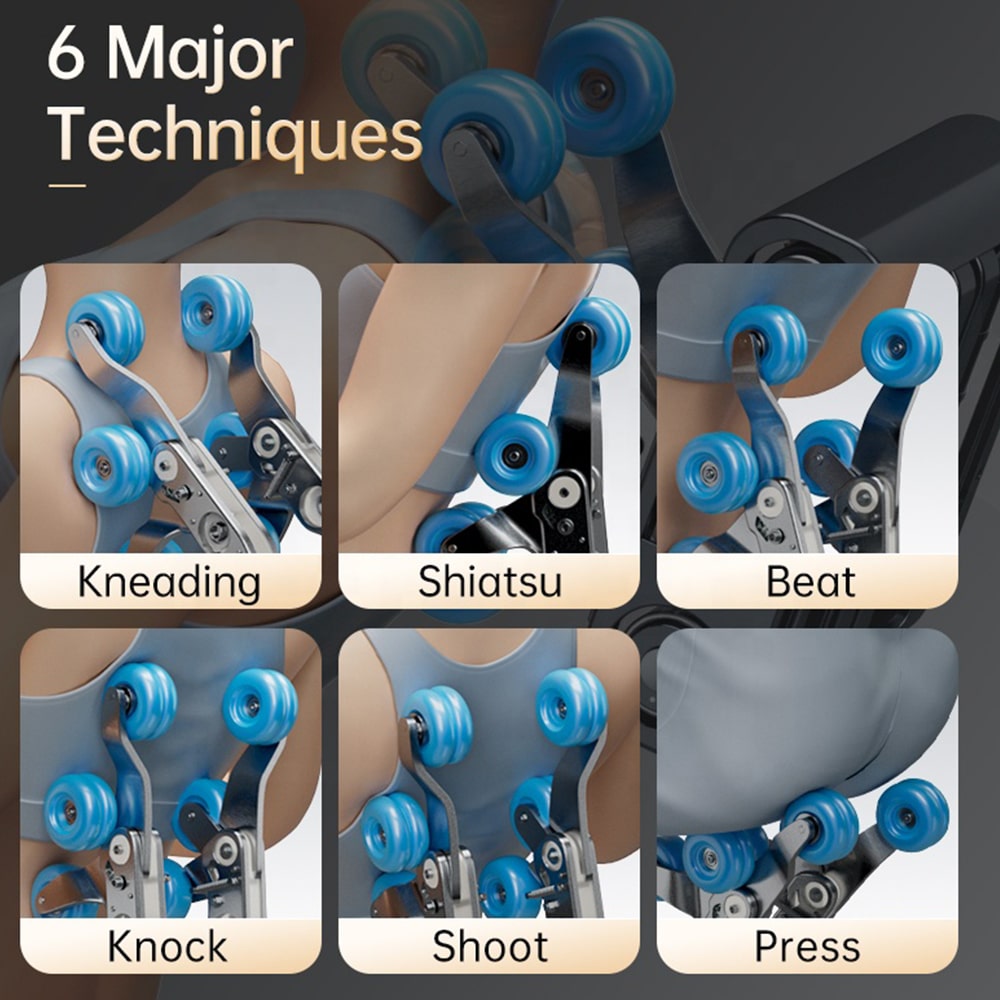 Massagesessel 4D Luxus Pro+ mit SL-Technologie, Ionen-Generator, Wärmetherapie, Herzfrequenzscanner, Sprachsteuerung & Touchscreen