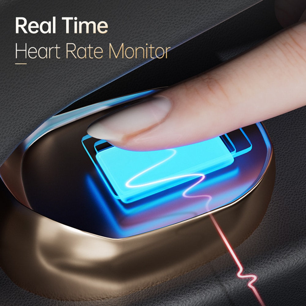 Massagesessel 4D Luxus Pro+ mit SL-Technologie, Ionen-Generator, Wärmetherapie, Herzfrequenzscanner, Sprachsteuerung & Touchscreen