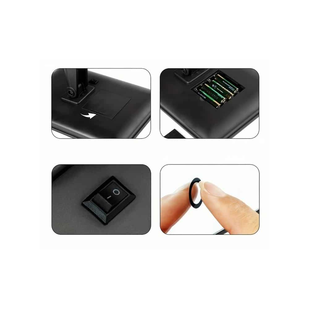 Schminkspiegel mit LED-Licht und Touch-Screen