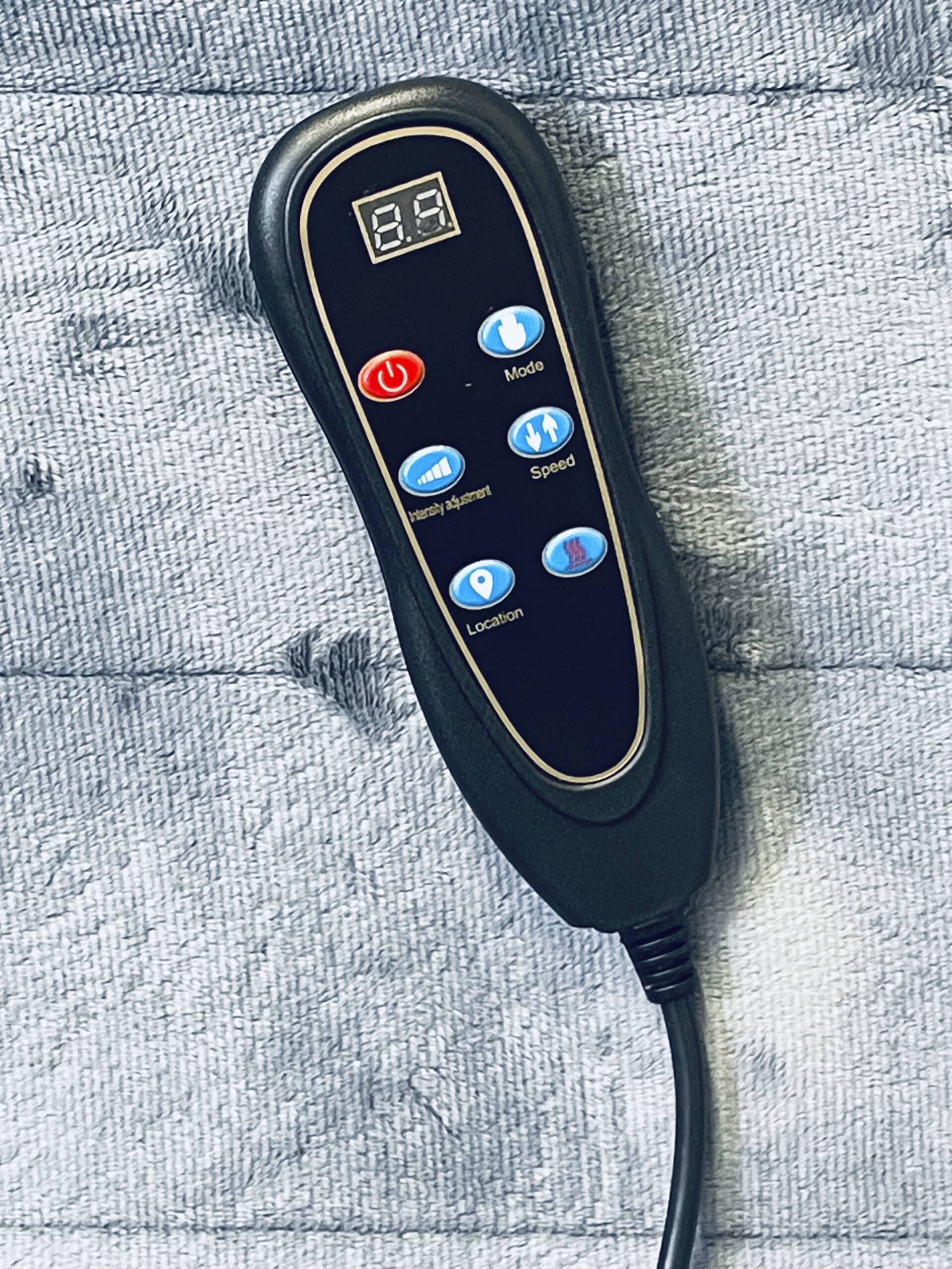 Massage-Matte mit 7 Massageköpfen und Wärmefunktion