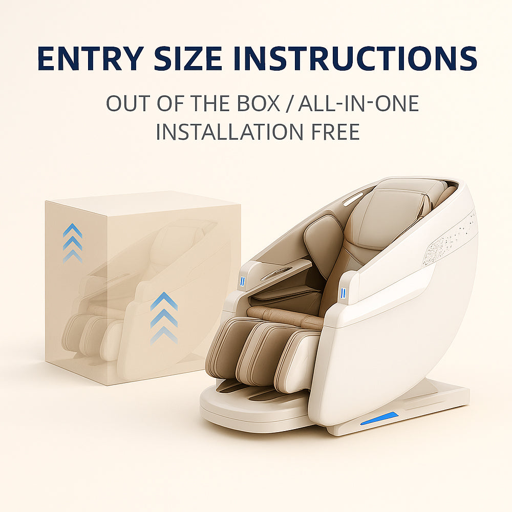 Massagesessel 3D mit SL-Technologie, Luftdruckmassage, Zero Gravity & Intelligente Steuerung – Modell 988R8