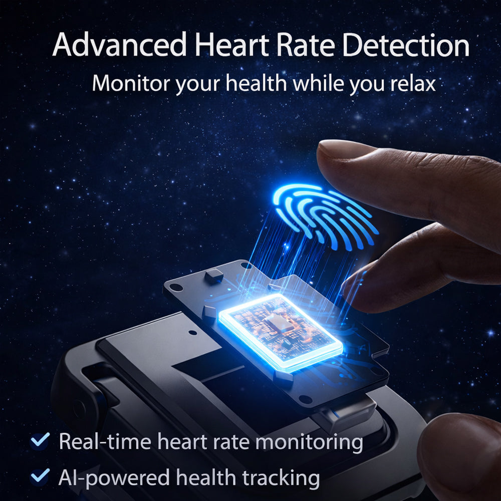 Massagesessel mit 4D-Körperscanning, Dual Zone Stretching, 32 Airbags, Wärme für Beine/Lendenbereich und Zero Gravity