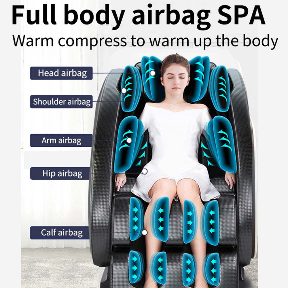 Massagesessel A5 – Wärmetherapie, AI-Steuerung, Zero Gravity und Touchscreen
