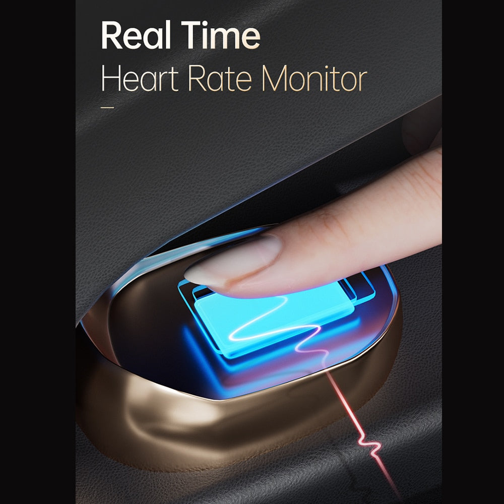 Massagesessel 4D Luxus Pro+ mit SL-Technologie, Ionen-Generator, Wärmetherapie, Herzfrequenzscanner, Sprachsteuerung & Touchscreen