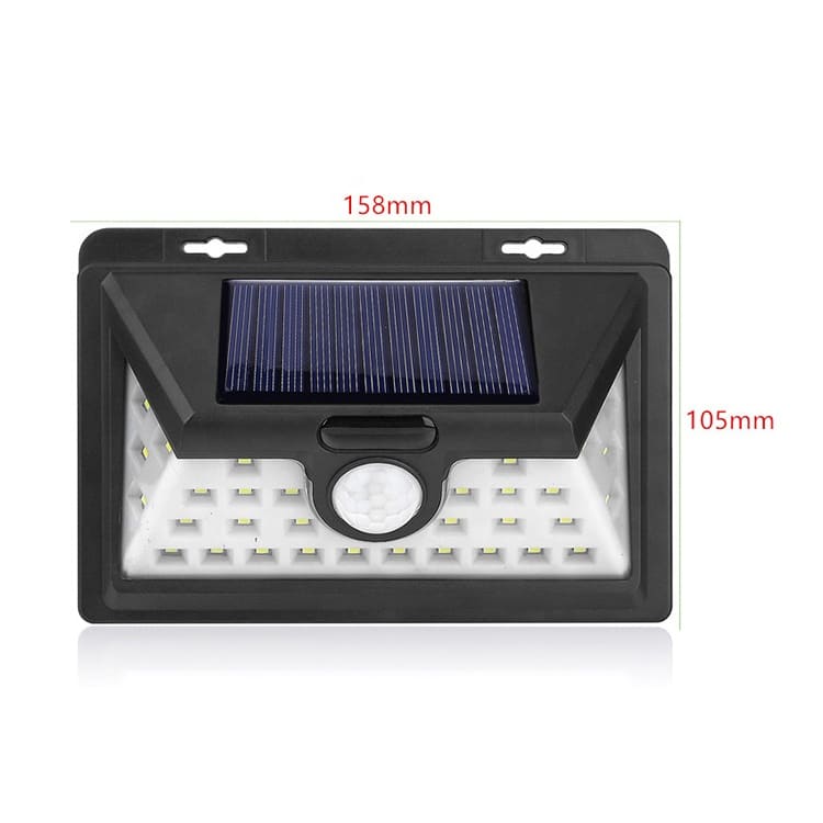 LED-Solar-Wandleuchte mit Sensor