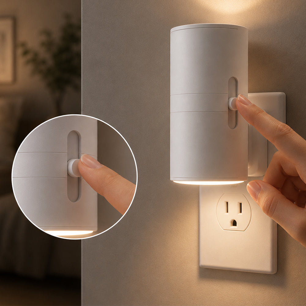 LED-Nachtlampe mit Sensor und einstellbarer Helligkeit