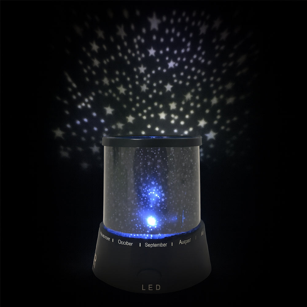 LED-Nachtlicht mit Sternenhimmel