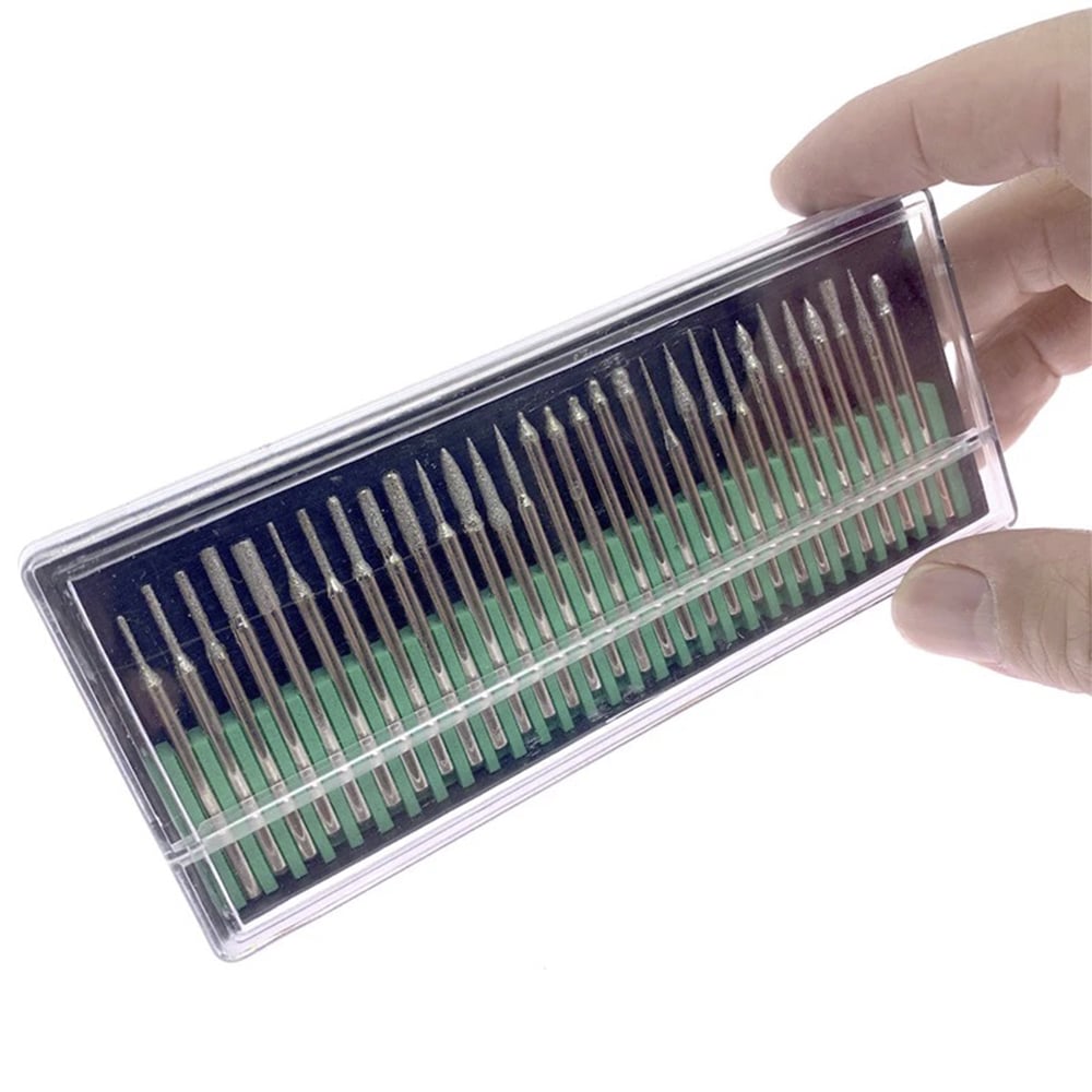 Nagelbohrer-Set aus Edelstahl - 30-teilig für elektrische Nagelfeile -