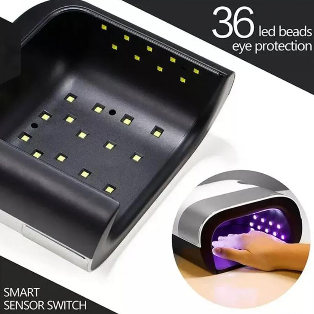 UV-Nagellampe mit 36 leistungsstarken LEDs