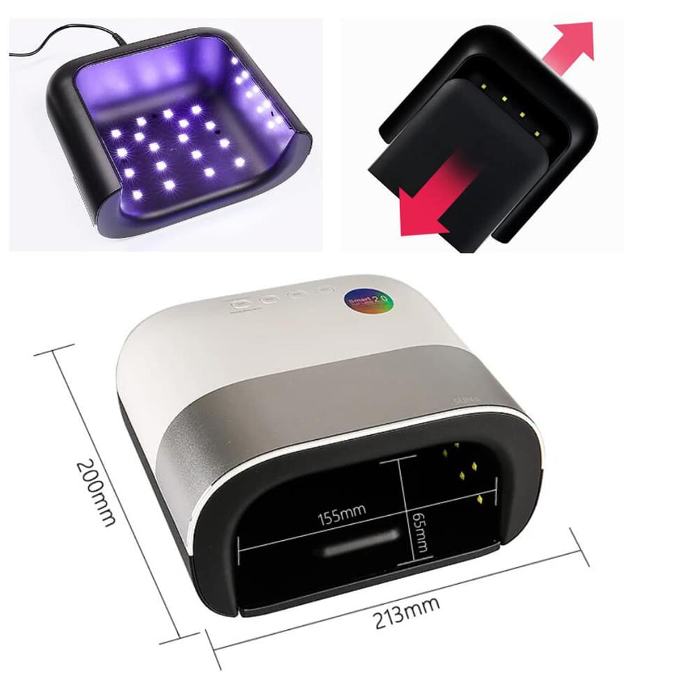 UV-Nagellampe mit 36 leistungsstarken LEDs