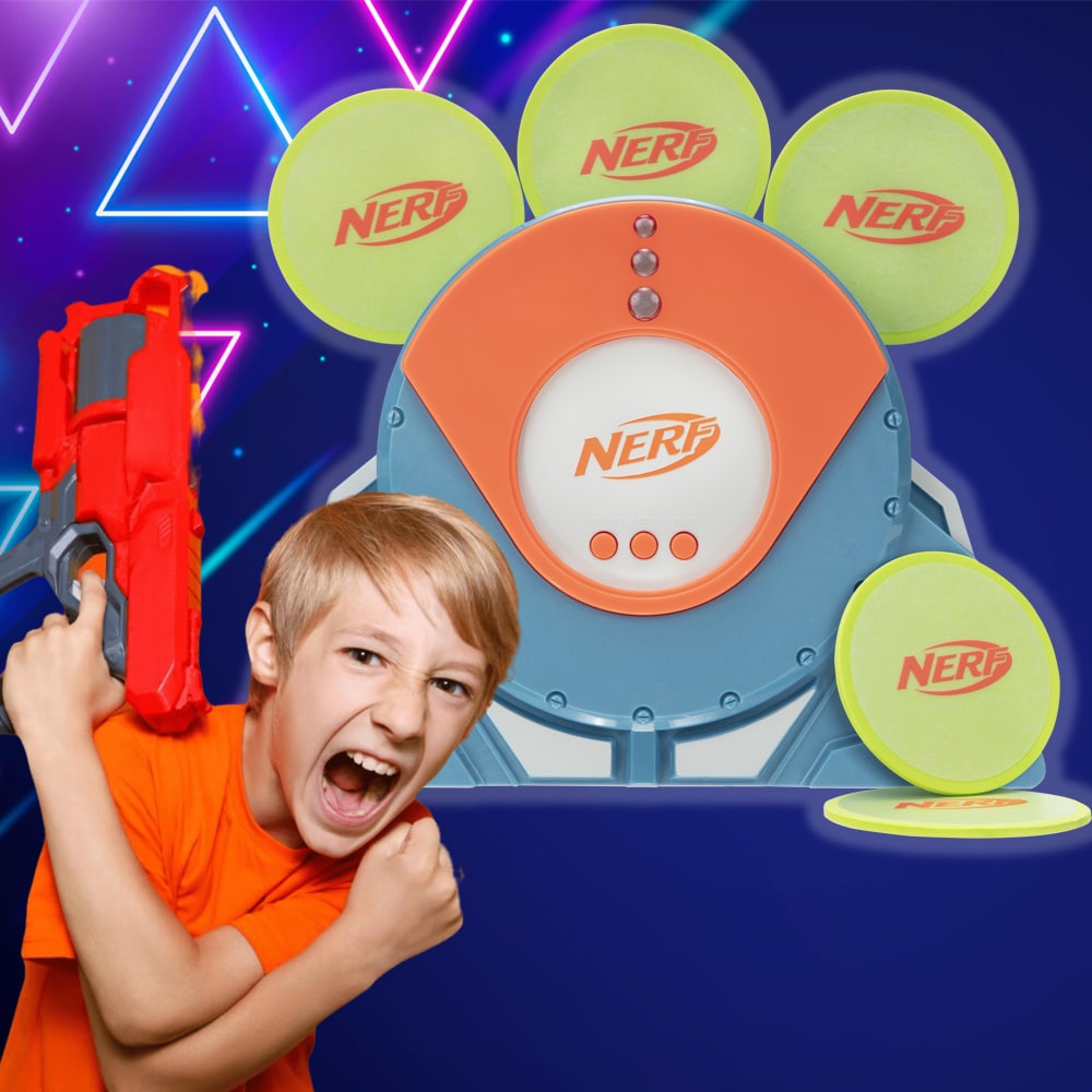 NERF Elite Shot Disc Launcher – auch für Gel-Blaster geeignet