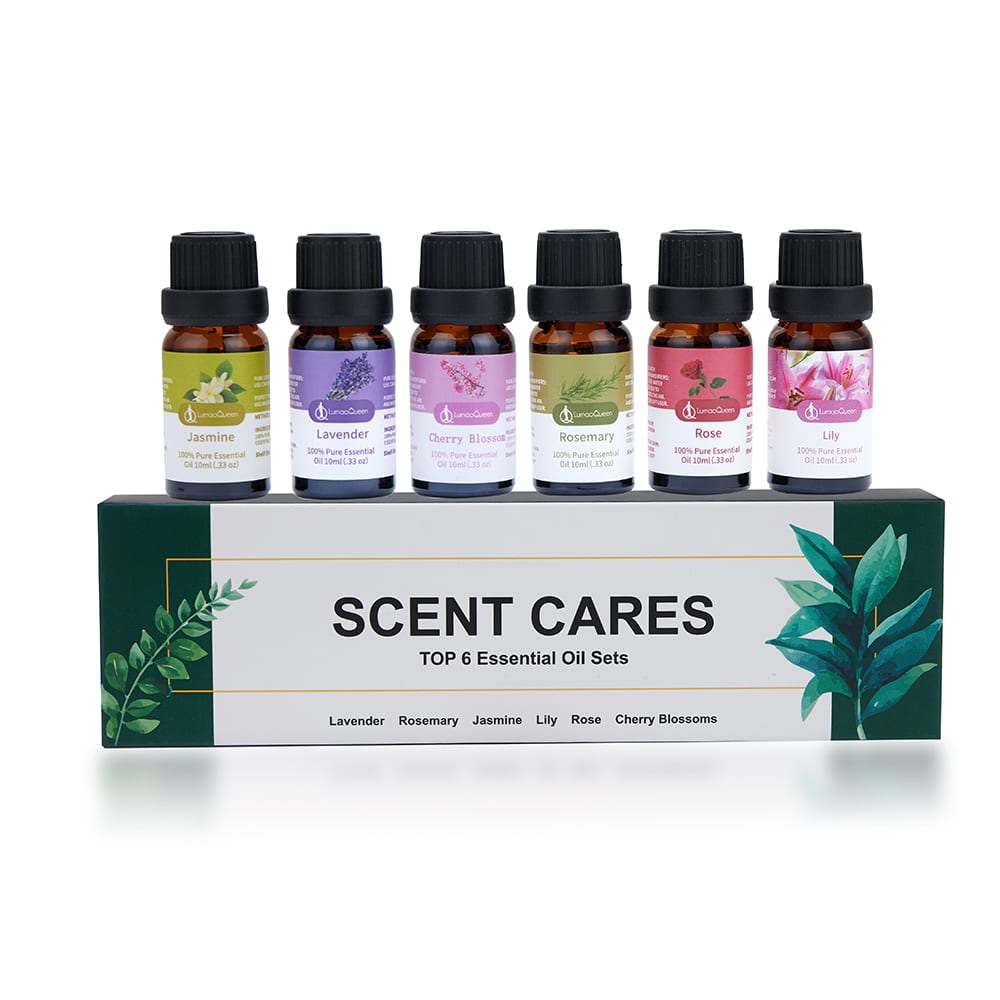 Ätherische Öle (6 x 10 ml) – 100 % rein und natürlich