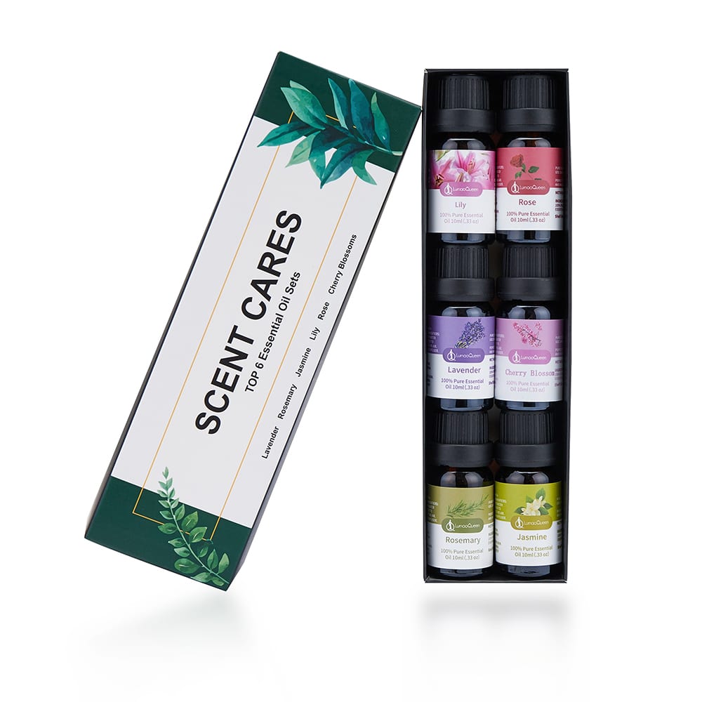 Ätherische Öle (6 x 10 ml) – 100 % rein und natürlich