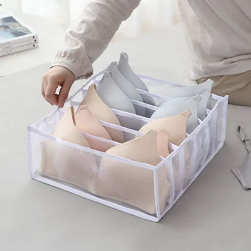 Aufbewahrungsbox/Unterwäsche-Schubladenorganisation - 3er-Set - faltbar