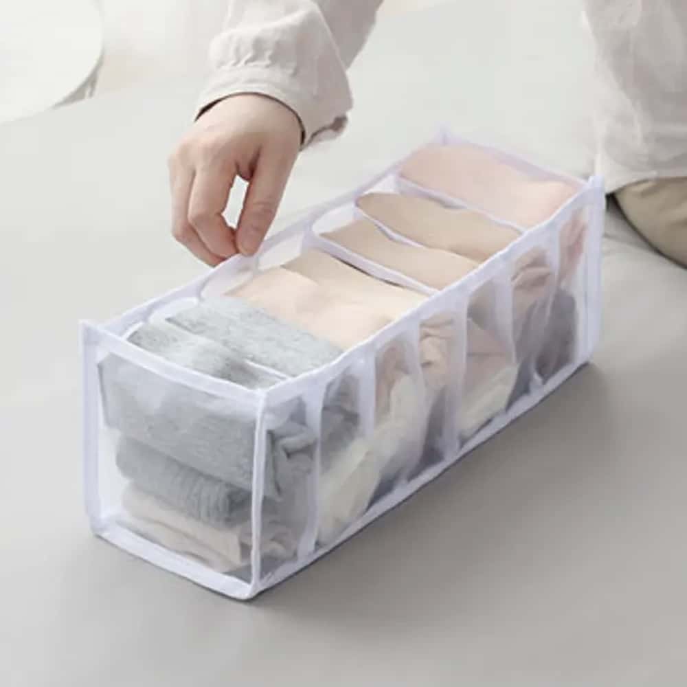 Aufbewahrungsbox/Unterwäsche-Schubladenorganisation - 3er-Set - faltbar
