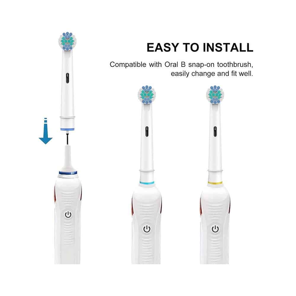 4 Stück. Zahnbürstenköpfe für Oral-B